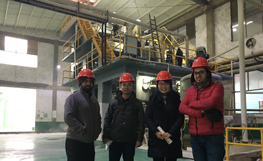Customer visits our sodium metabisulphite factory